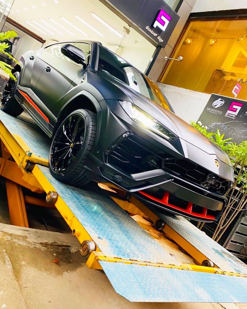 India's first Urus Graphite Capsule arrives for JrNTR