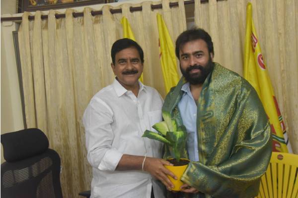 Why has Nara Rohit called on Devineni Uma?