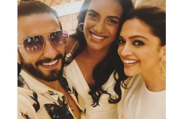 Ranveer, Deepika’s selfie with PV Sindhu goes viral