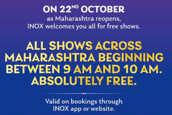 INOX announces Free Shows for Patrons