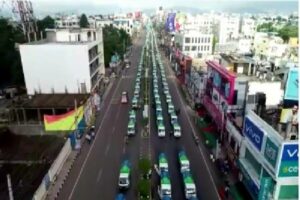 Andhra CM flags off 2,600 garbage vans to mark Gandhi Jayanti