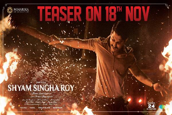 Nani’s ‘Shyam Singha Roy’ teaser out Nov 18