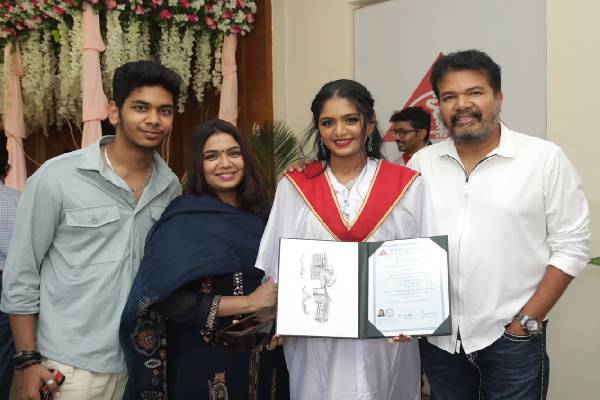 Shankar’s daughter Aditi is now an actress and a doctor!