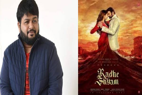 Thaman’s contribution for Prabhas’ Radhe Shyam