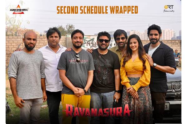 Ravi Teja and team wrap up second schedule of ‘Ravanasura’