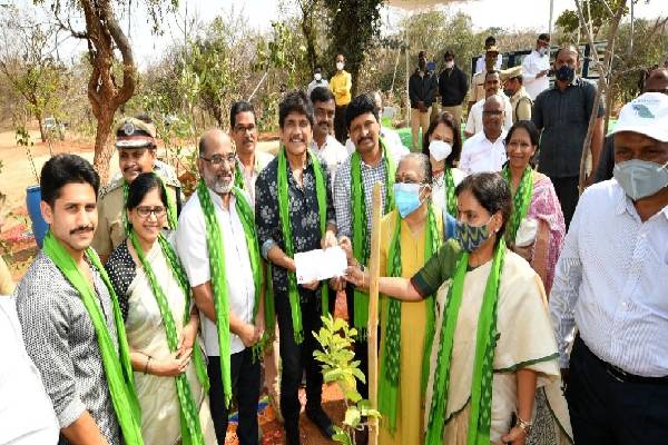 Nagarjuna adopts 1,080 acres of forest land near Hyderabad