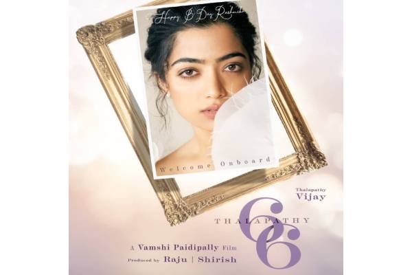 Rashmika to play female lead in Vijay’s film directed by Vamshi Paidipally