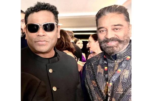 Kamal Haasan is all smiles in Cannes picture with AR Rahman