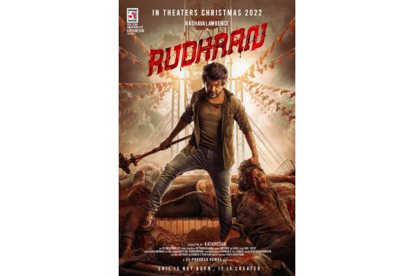 First-look poster of Raghava Lawrence-starrer ‘Rudhrudu’ out now
