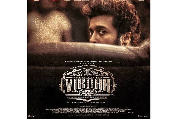 Lokesh Kanagaraj teases Suriya’s first look from Kamal Haasan’s ‘Vikram’