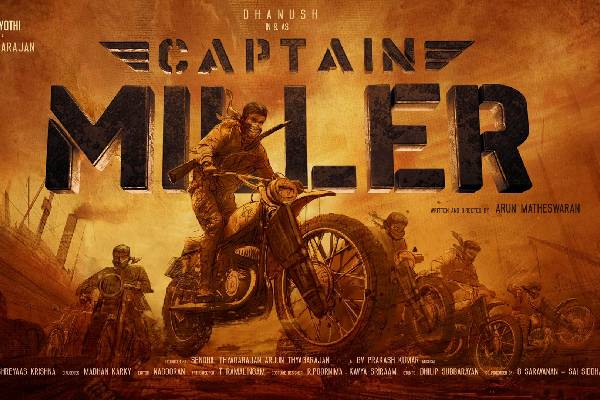 Dhanush’s Period Movie Titled Captain Miller