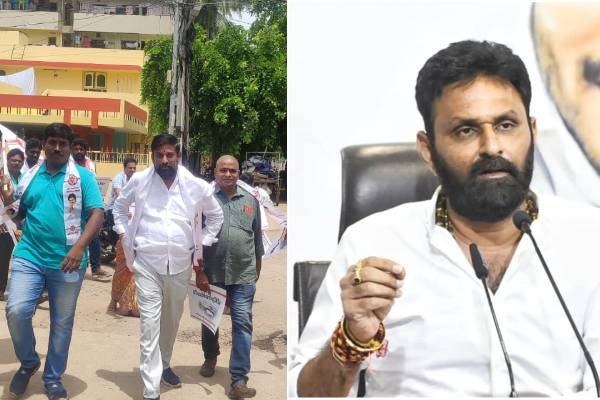 Jana Sena activists hold protest near Kodali Nani’s house