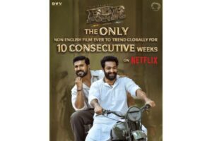 One more rare achievement for RRR