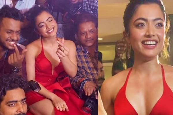 Rashmika delights paps with ‘Saami Saami’ hookstep in stunning outfit