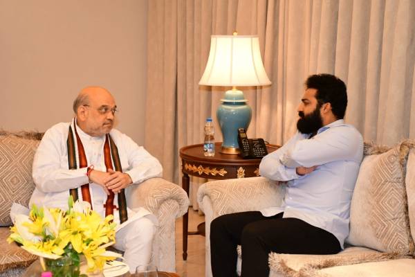 Did Shah meet Jr NTR to woo Kamma voters in Telangana?