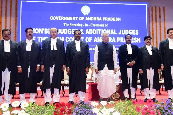 Seven new judges sworn-in for AP high court
