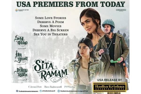 Sita Ramam US Premieres Today