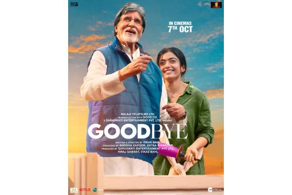 First Look: Amitabh and Rashmika from Good Bye