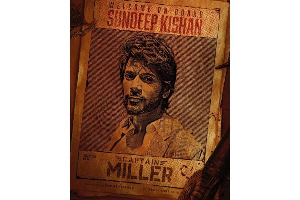 Telugu star Sundeep Kishen on board Dhanush-starrer ‘Captain Miller’