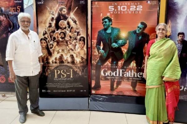Picture of parents of Mohan Raja, Jayam Ravi next to sons’ film posters go viral