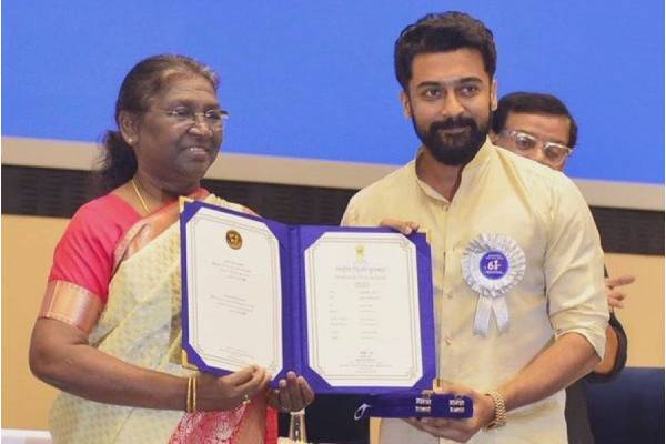 Suriya on winning National Award: This one’s for you, dear fans!