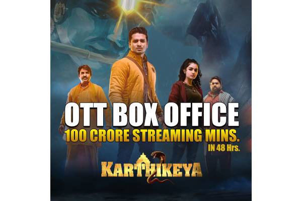 ‘Karthikeya 2’ hits 100 crore viewing minutes in 48 hours on OTT