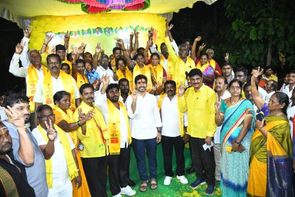 Lokesh rolled out 12 schemes in Mangalagiri