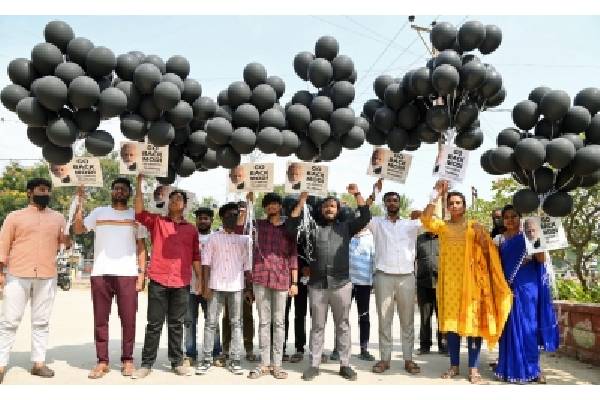 Protests in Telangana against PM Modi’s visit