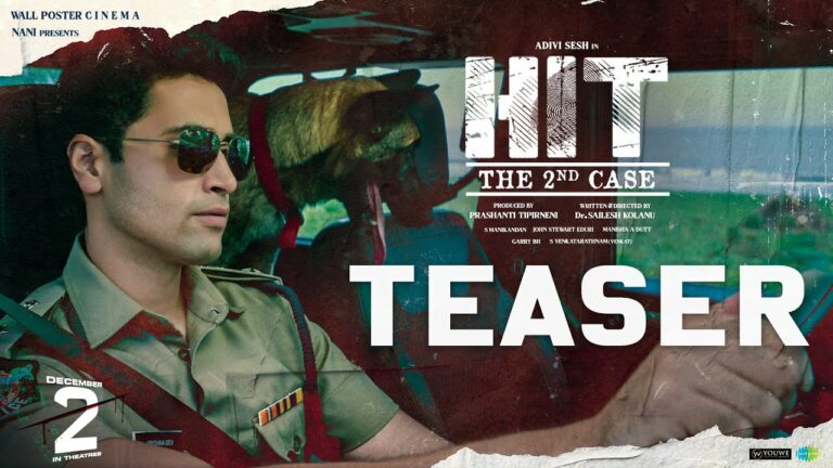 Adivi Sesh HIT 2 Teaser: A Psychopath Challenges Cool Cop KD