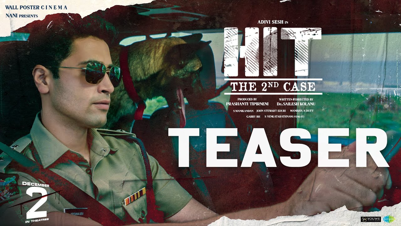 Adivi Sesh Hit 2 Teaser A Psychopath Challenges Cool Cop Kd Telugu 360 Adivi Sesh Hit 2 Teaser A Psychopath Challenges Cool Cop Kd Telugu 360