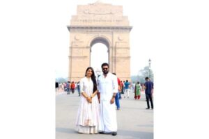 Rishab Shetty promotes ‘Kantara’ at India Gate