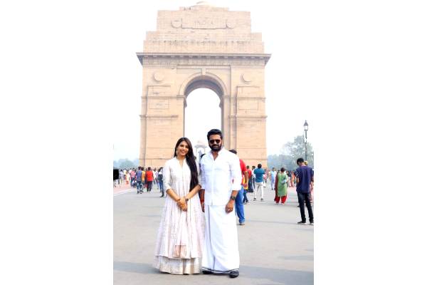 Rishab Shetty promotes ‘Kantara’ at India Gate