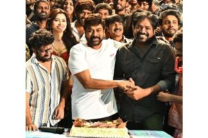 Chiranjeevi celebrates Meher Ramesh’s b’day on ‘Walter Veerayya’ sets