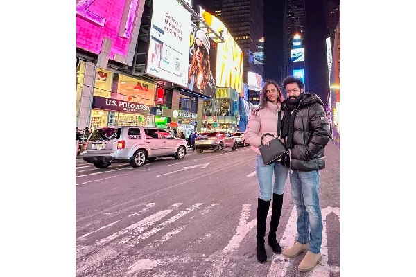 Pic Talk: NTR and Pranathi from their New York Holiday
