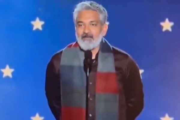 ‘Mera Bharat Mahan’: S.S. Rajamouli at 28th Critics Choice Awards