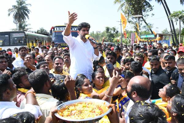 Don’t trouble TDP activists, Lokesh warns YSRCP