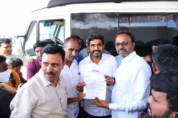 Jagan made teachers as security guards at liquor shops, says Lokesh