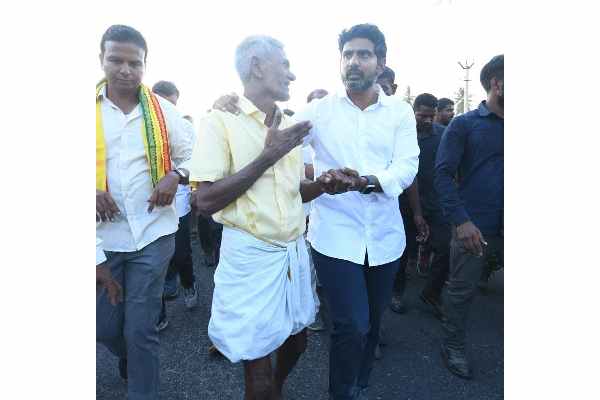 Lokesh promises to put an end to gravel, sand mafia