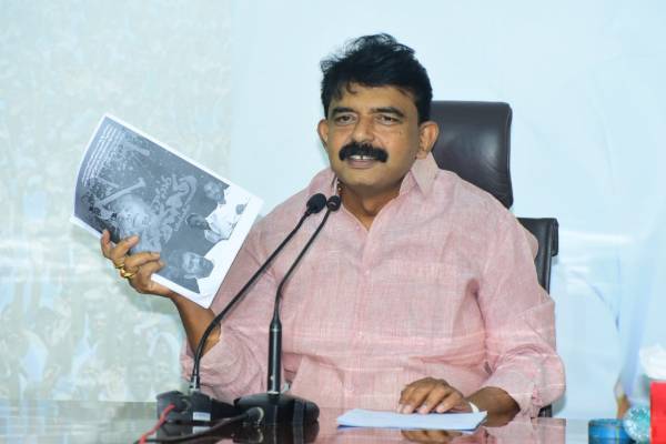 Perni blames Naidu for the book on Jagan