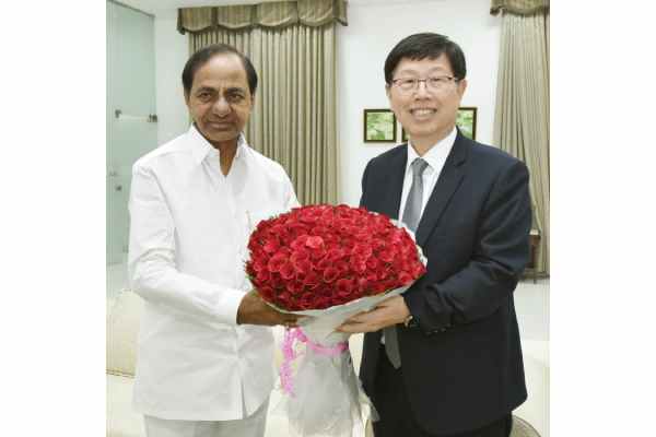 Foxconn committed to set up plant in Telangana, CEO tells CM