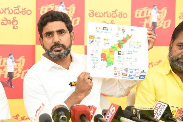 Summit was only to loot public money, lands, says Lokesh
