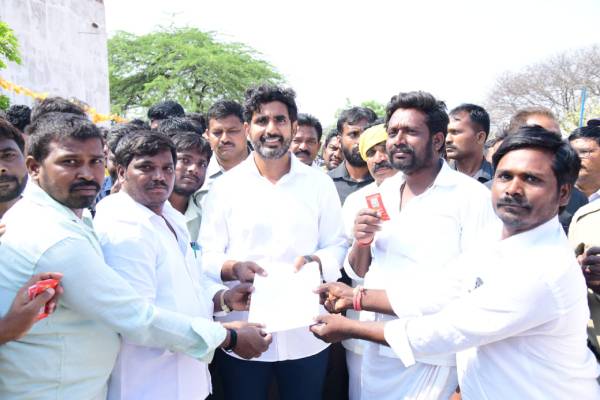 Lokesh promises drinking water connections to all houses