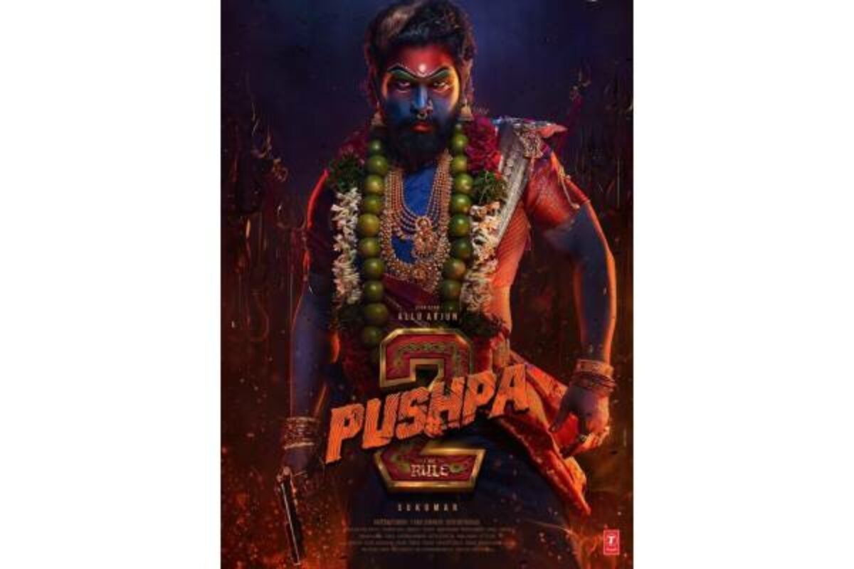 Allu Arjun dresses in saree, laden with jewellery in 'Pushpa 2' poster