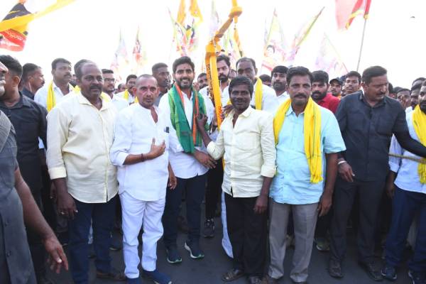 Lokesh promises linking of Kundu river with KC canal