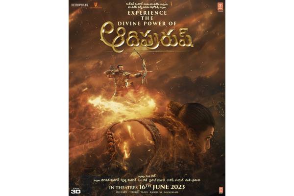 Month before ‘Adipurush’ release, Prabhas shares stunning new poster