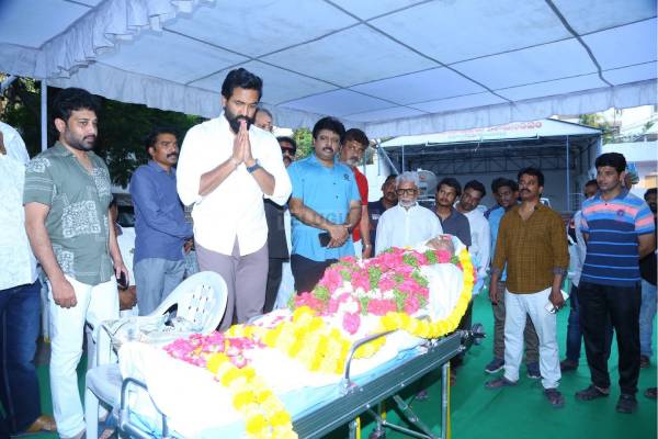 Sarath Babu Funeral Ceremony Photos