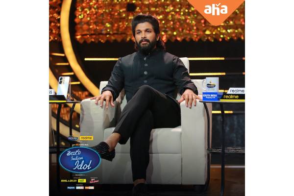 Allu Arjun Graces aha Telugu Indian Idol 2 Finale, Creating Unforgettable Moments of Music and Magic