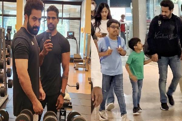 Jr NTR off to vacation with family, but no break for ‘Devara’ workout