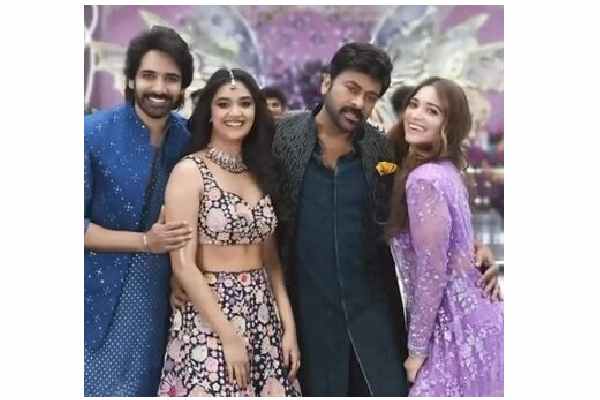 Chiranjeevi shares a BTS video of ‘Bholaa Shankar’ song in making