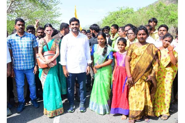 Lokesh promises justice to Somasila project displaced families
